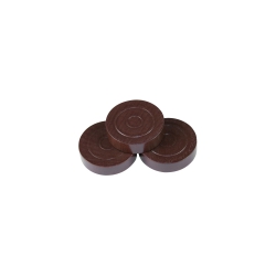 Halmakegel.com Mühlestein - Dame - Backgammonstein - 25x7mm - braun 255727