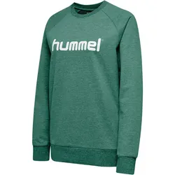 hummel GO Baumwoll Logo Sweatshirt Damen evergreen S