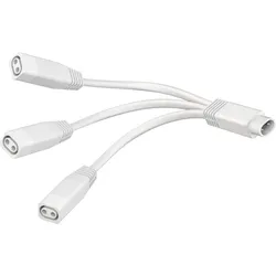 ledscom.de 3-fach Verteiler für Stecksystem SPIDER, 0,25 m, weiß