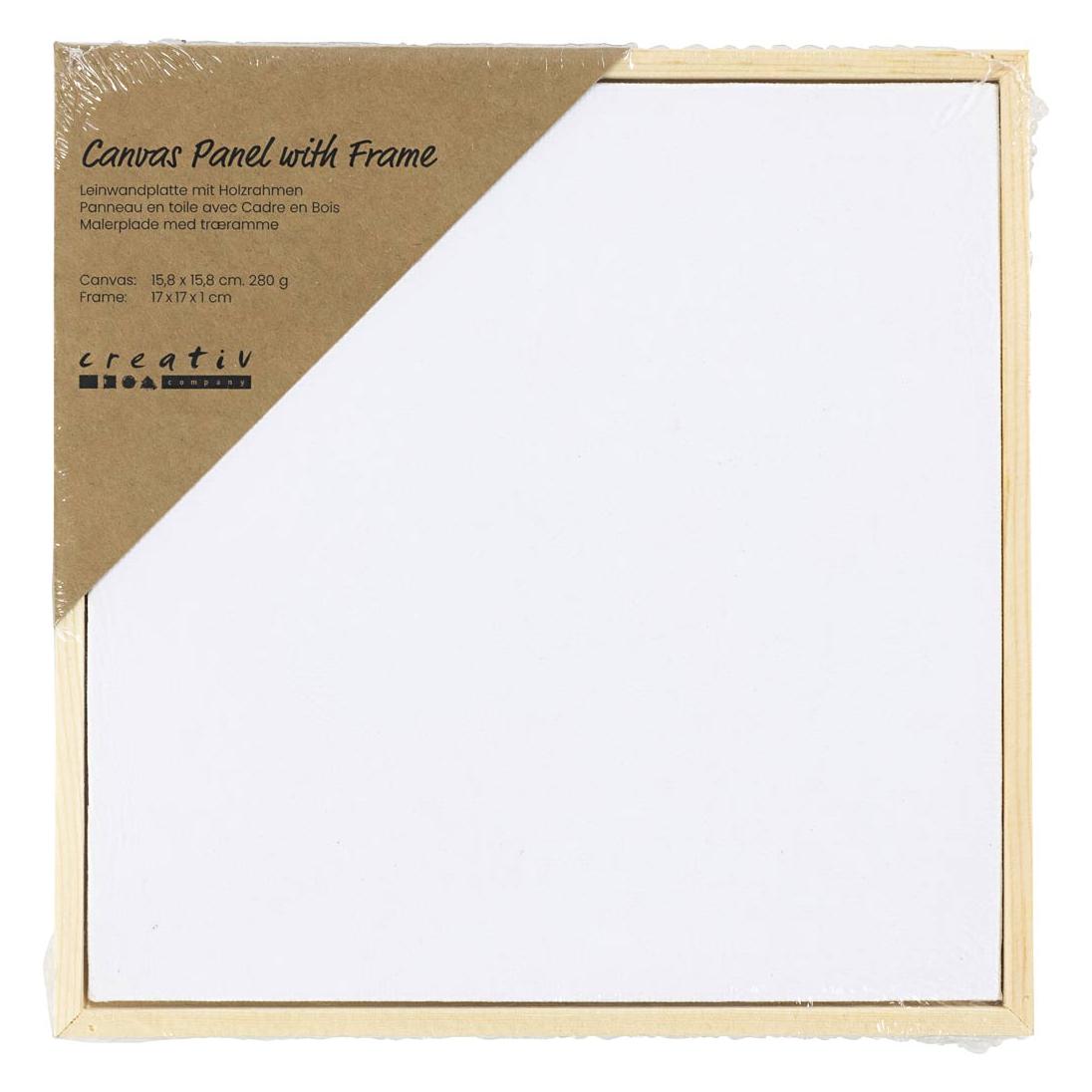 Creativ Company Canvas panel with frame (15.80 x 15.80 cm) (5712854787963)