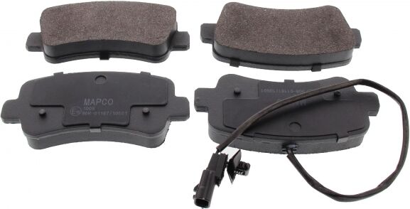Mapco Bremsbelagsatz, Scheibenbremse 6945 Hinterachse Für Vaughall Opel Nissan Renault