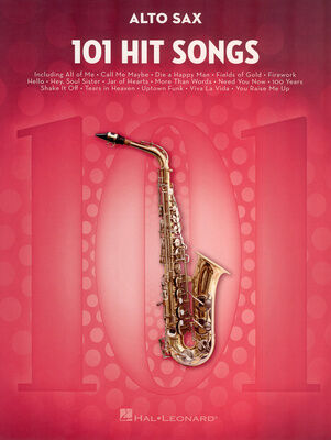 Hal Leonard 101 Hit Songs For Alt Sax