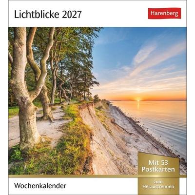 Lichtblicke Postkartenkalender 2027 - Wochenkalender mit 53 Postkarten
