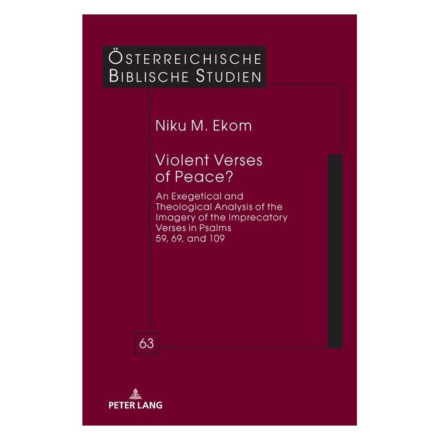 Peter Lang Violent Verses of Peace? (Englisch, Hardcover, Niku Ekom) (71879521)