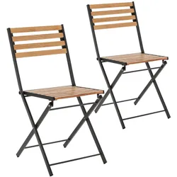 GARTENKLAPPSTUHL-SET Ambar Metall