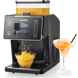 VEVOR Schneeflocken-Eismaschine, 20 kg/Tag Eis-Rasiermaschine, Eisrasierer mit Edelstahlklinge, elektrischer Bingsu-Maschine mit 0,8 L Tank, 90-s-Schnellkühlung, für Zuhause kleine Veranstaltung