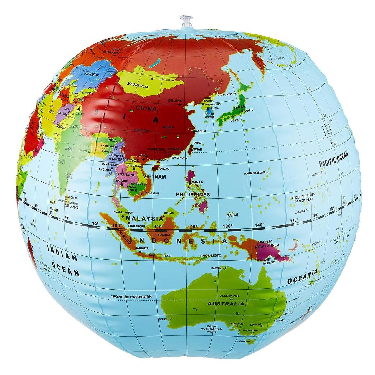 Caly Inflatable globe-ball "World Maxi" (C019)