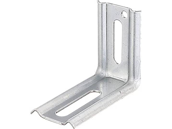Alberts 866228 Stelhoek 90°-hoek, ingeperst, met sleufgat sendzimir verzinkt 70 x 50 x 30 mm set van 50