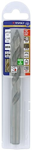 Tivoly 11457041150 TSP metaalboor HSS geslepen met Smart Point, Diameter: 11,5 mm, Lengte: 142 mm