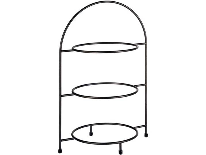APS Etagère - Serveerstandaard - Antislip - Metaal - Ø 27 cm - Ø 18 cm - Voor Horeca - Voor Buffet