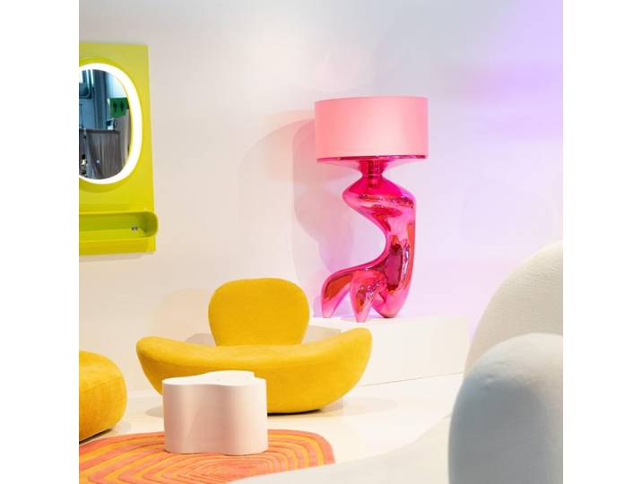Lampadaire erosia 157cm rose kare design