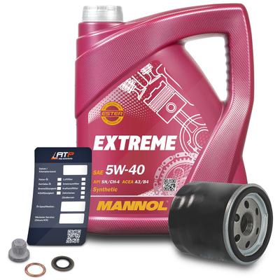 Bestprice Ölwechsel SET + 5L 5W-40 Motoröl [Hersteller-Nr. 40668709] für Nissan, Renault, Dacia