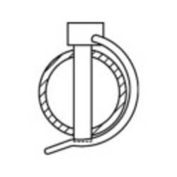 TOOLCRAFT Rohrklappstecker 50 St. 149923