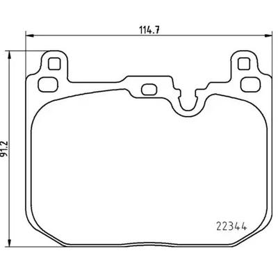 VAICO Bremsbelagsatz BMW,MINI V20-3131 6884224,6889266,34106860020 34106884224,34106889266,6860020