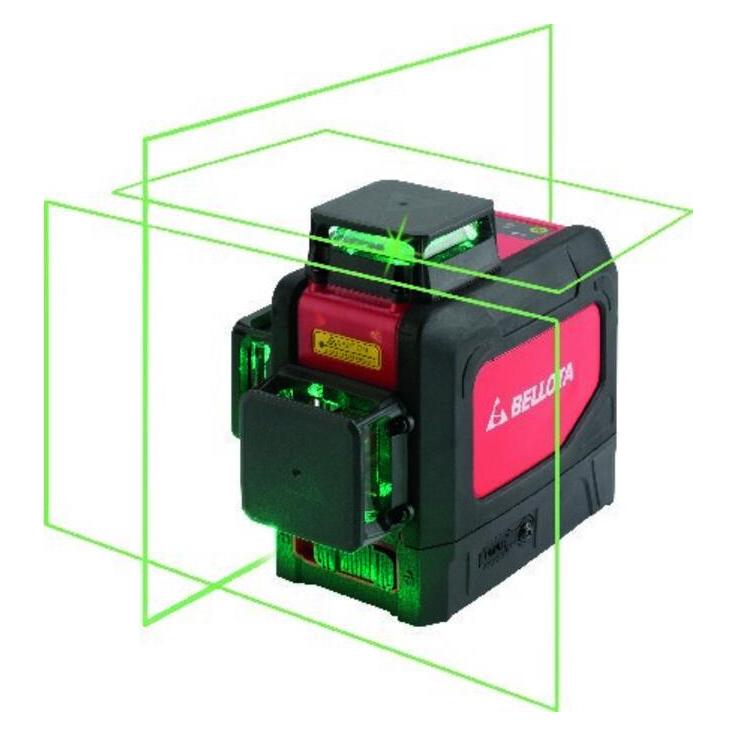Magni Laser 30m 3 Achs, grün, Koffer und Halter Bellota (Kreuzlinienlaser) (80578515)
