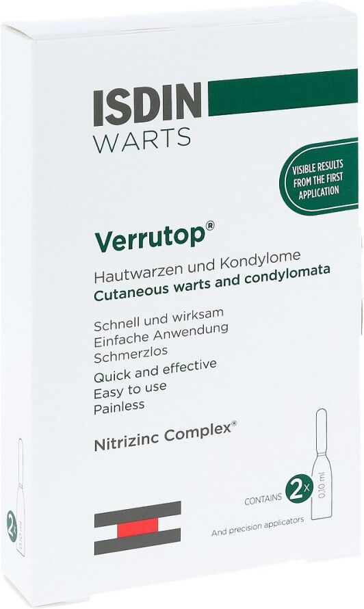 Isdin Verrutop Ampullen 2X0.1ml