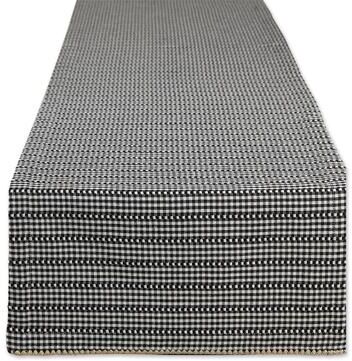 DII Pumpkin Spice Farmhouse Gingham Table Runner