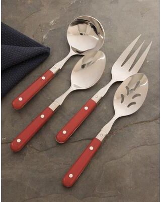 Ginkgo Le Prix Red 4-piece Hostess Set