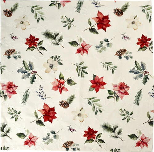 Sander tafelkleed X-Mas Flowers 170 rond