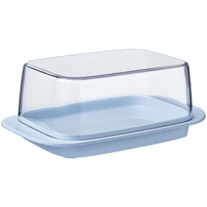 Mepal Butterdose 106035013800, aus Kunststoff, rechteckig, 17 x 9,8 x 6,4 cm, nordic blue / transparent