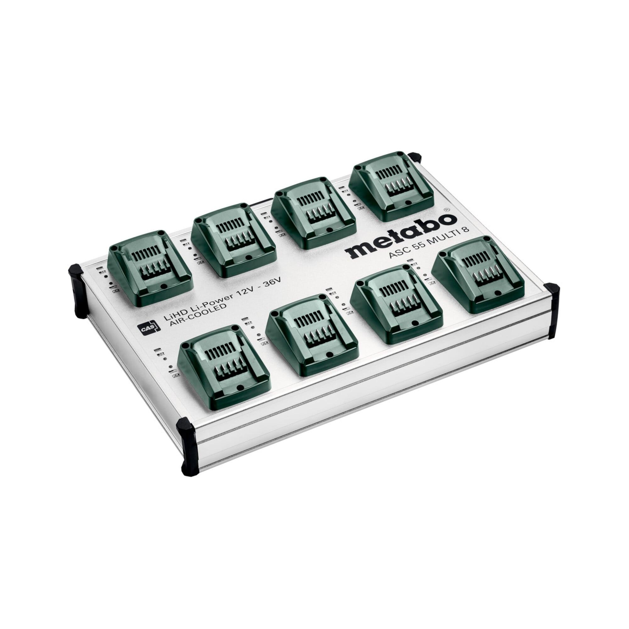 Metabo ASC55 MULTI8 Schnellladestation, 12-36V, “AIR COOLED”, EU, 627093000)