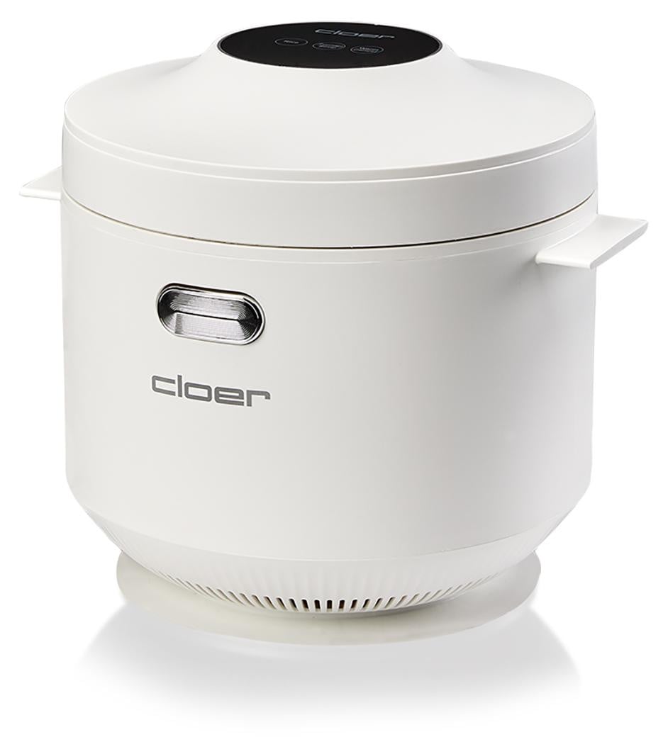 Cloer Reisfornuis 6831 met stoomaccessoire en warmhoudfunctie, 1 liter