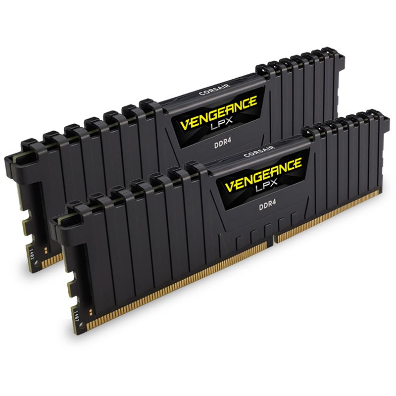 16GB Corsair Vengeance LPX schwarz DDR4-2400 DIMM CL14