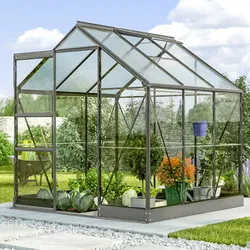 Vitavia Gewächshaus "Kapitol 3800",schwarz,3,8 m2