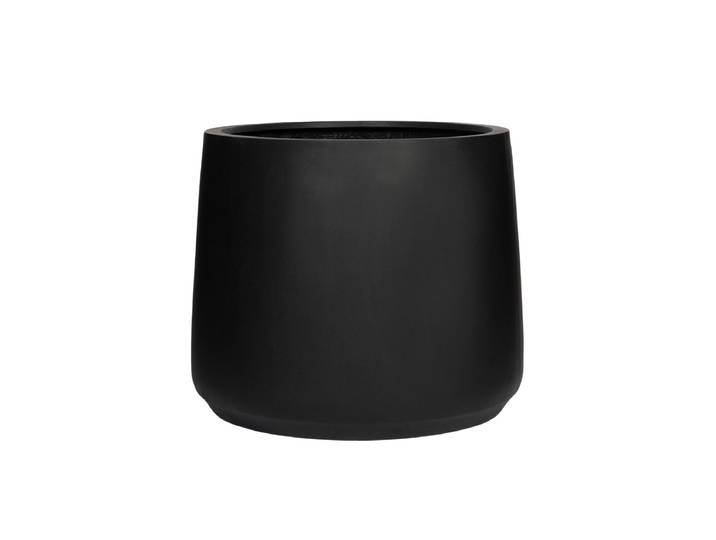 Hochwertiger In-/Outdoor Blumentopf „Natural Jumbo Patt“ Schwarz Ø 73 x 61 cm Pottery Pots