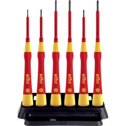 Wiha 42989 Elektriker, VDE, Elektrotechnik und Feinwerktechnik Schraubendreher-Set 7teilig Kreuzschlitz Phillips, Schlitz