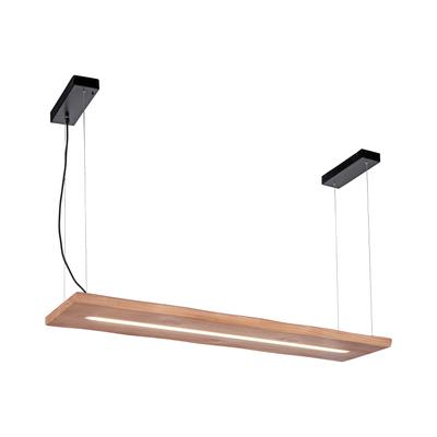 PAUL NEUHAUS Pendelleuchte "PALMA", braun (holzfarben), 1, H: 120cm, 1 Stk., Leuchten, CCT - über Fernbedienung, dimmbar über Fernbedienung, Infrarot inkl., Pendelleuchte