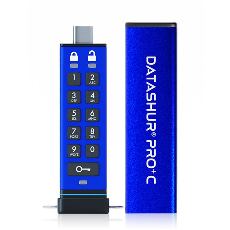 32 GB iStorage datAshur Pro+C blau USB 3.0 und Typ C