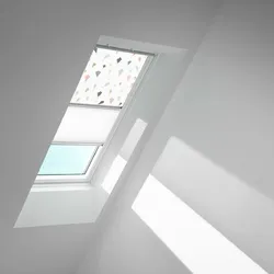 VELUX Verdunkelungsrollo Duo DFD Kids Drachen 4667, S06, Aluminiumschiene,GGU,Manuell,VELUX