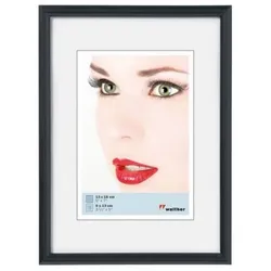 Walther Kunststoffrahmen KB913H Galeria 9x13cm schwarz