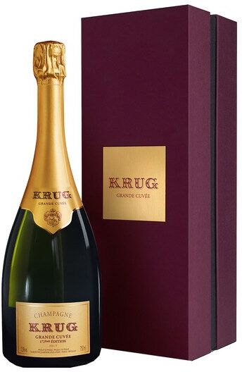 Krug Estuche Champagne Grande Cuvée.