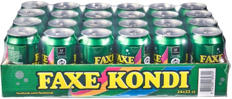 Faxe Kondi Limonade 24x330 ml - 24 x 0,33 L