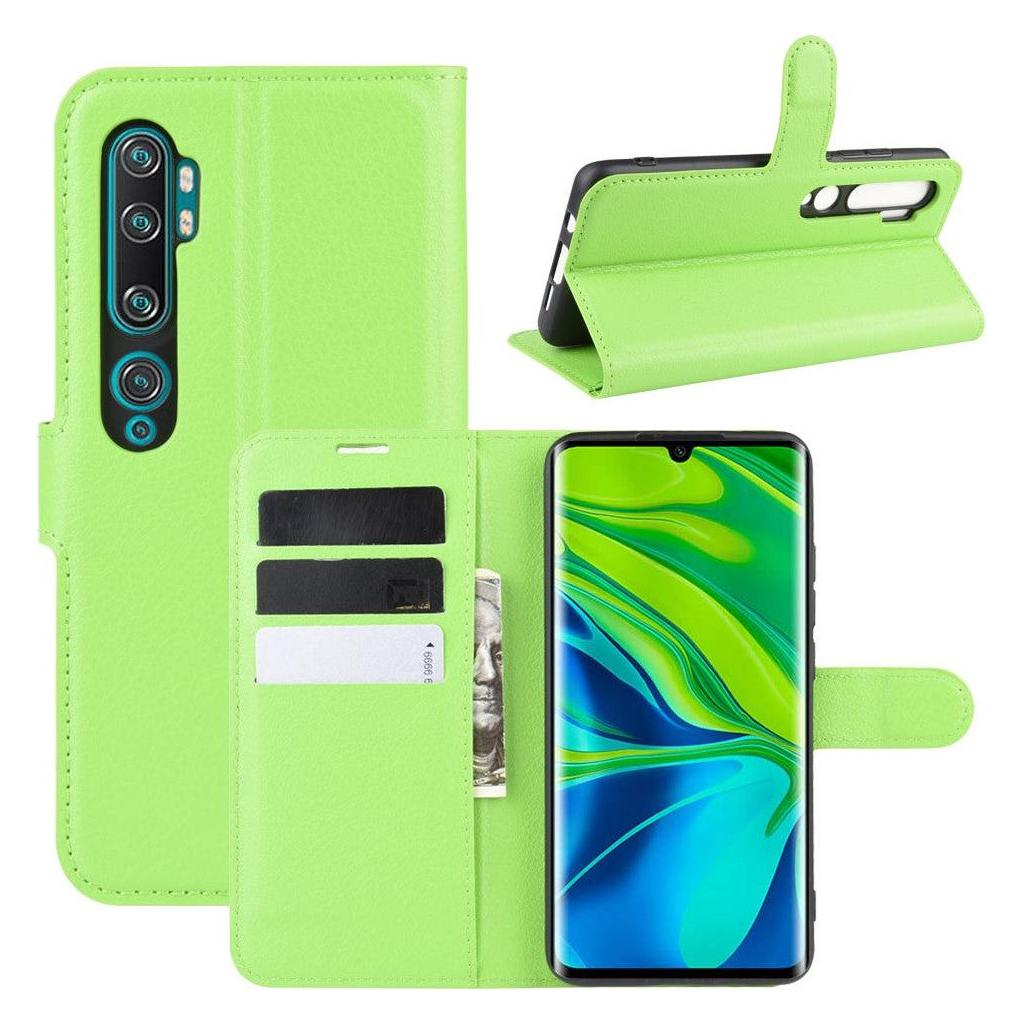 Cover-Discount Xiaomi Mi Note 10 / 10 Pro - Leder Etui Hülle grün (Xiaomi Mi Note 10, Xiaomi Mi Note 10 Pro) (101906082F)