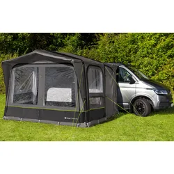 Berger Pontina Air Aufblasbares Vorzelt für Campingbus, Kastenwagen & Wohnmobil, Anbauhöhe 180 - 290 cm