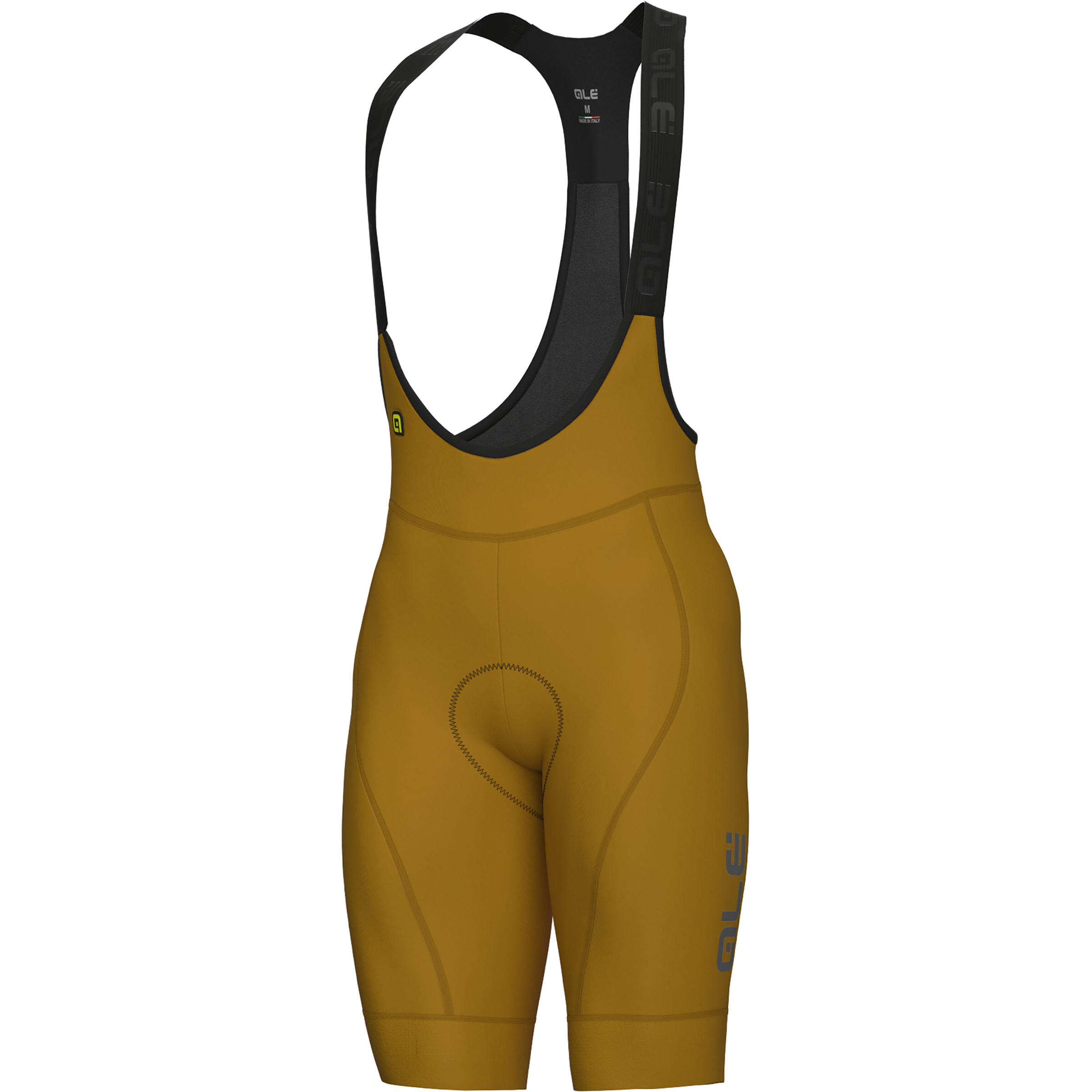 Alé Magic Colour Bib kurz Herren Fahrradhose braun Größe M Rennrad Elastisch