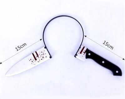 Uplift Picks Bloody Weapon Halloween Horror Headband e