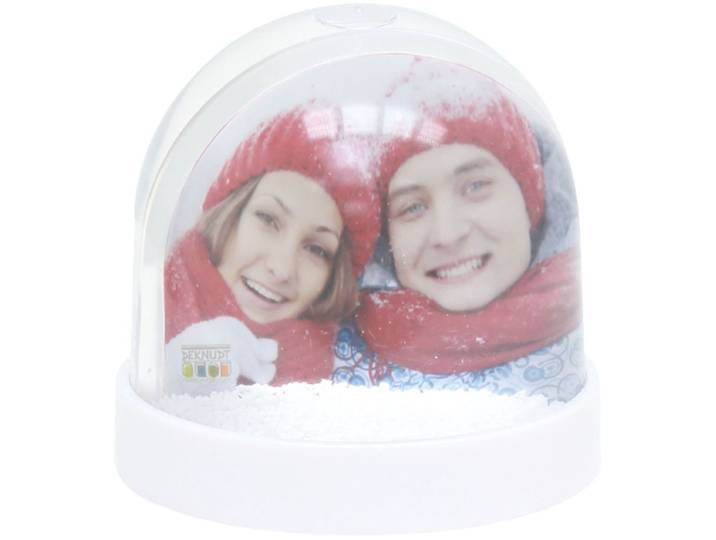 Deknudt Frames foto sneeuwbol S66FB1 - transparant - 2x foto 6\,2x6\,8