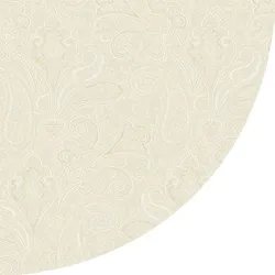Apelt Tischdecke Paisley Ø 170 cm Mischgewebe Beige Natur