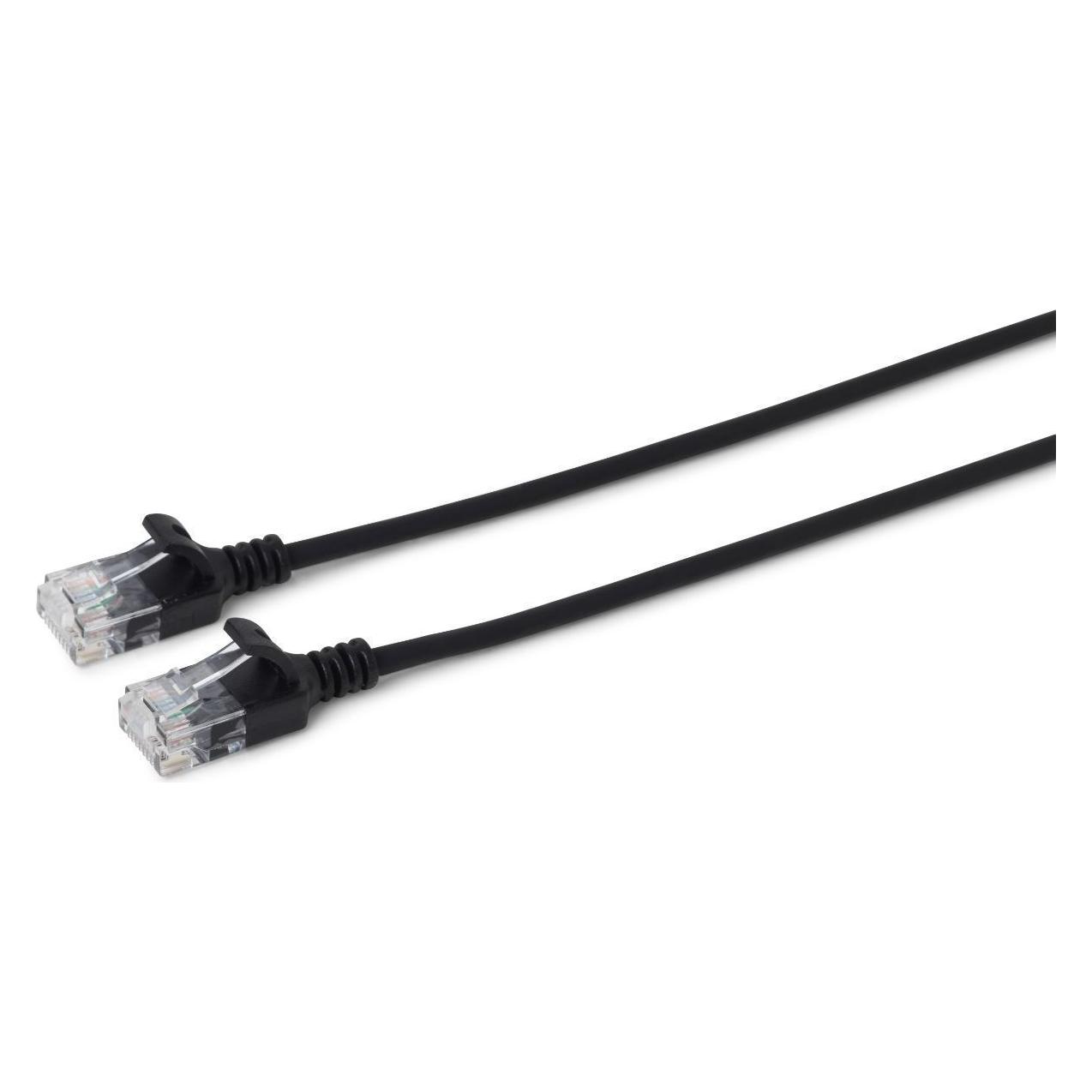 MicroConnect W125628041 Netzwerkkabel 1 m Cat6a U/UTP (UTP) Schwarz (U/UTP, CAT6a, 1 m) (W125628041)