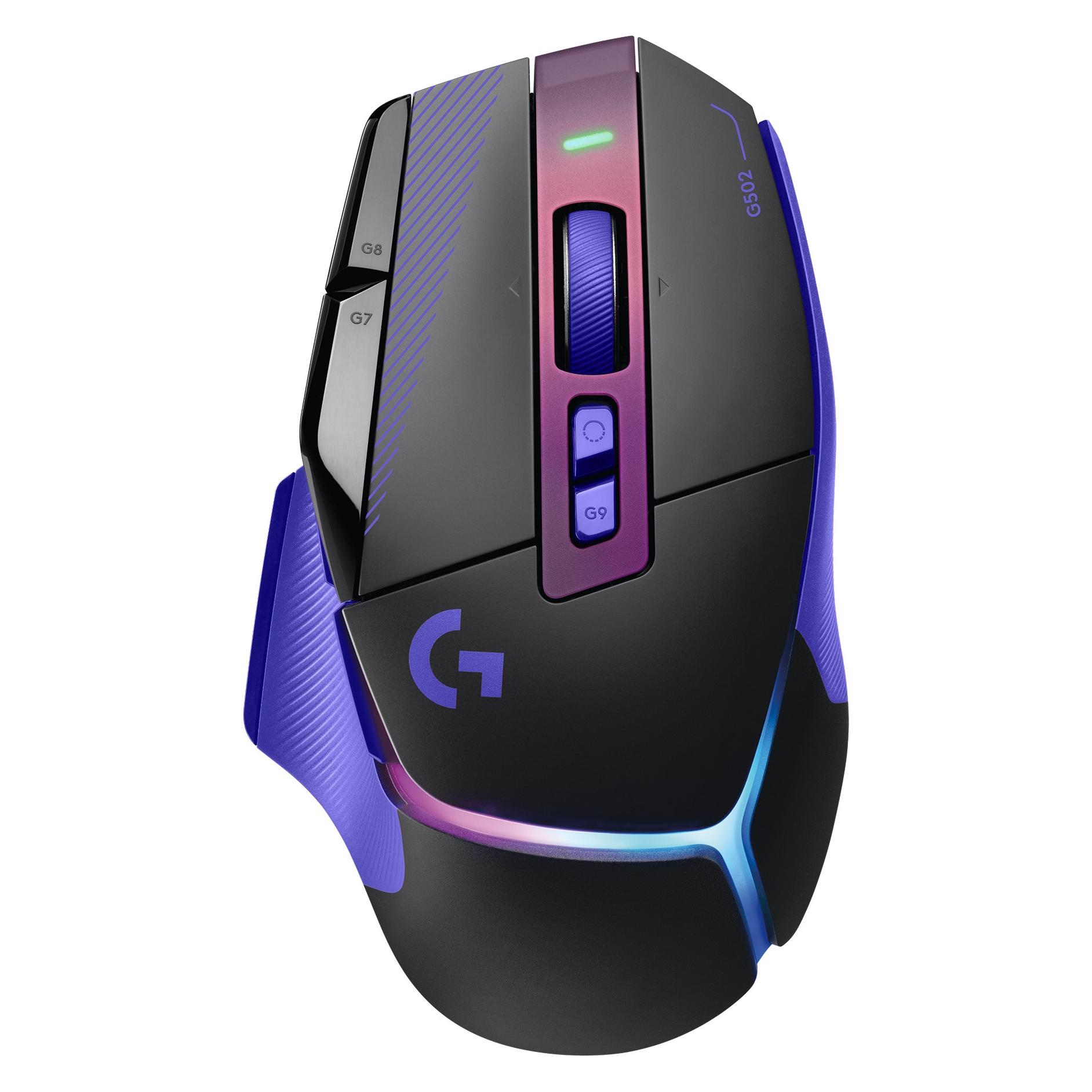 Logitech G502 X PLUS (Kabelgebunden, Kabellos) (910-007811)