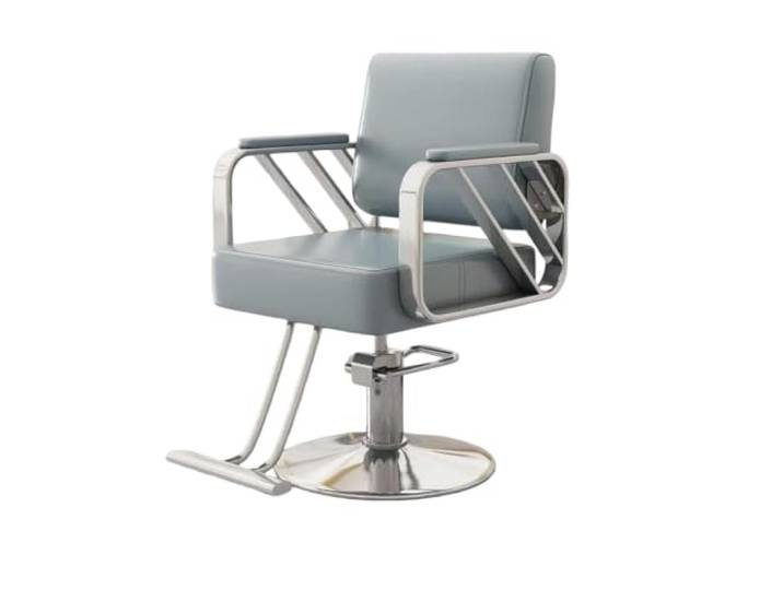 Hydraulischer Friseurstuhl, Salonstuhl mit Fußstütze, um 360° drehbar Multifunktionaler Stuhl für Styling und Haarwäsche – geeignet für Friseure, Barbiere sowie Beauty-, Tattoo(F)