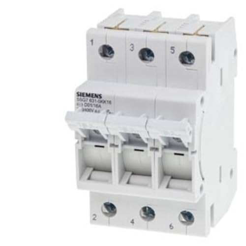 Siemens MiniZed D01 Zekering-schakelaar 16A 3-polig