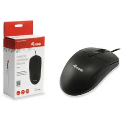 EQUIP 245102 Optische Deskmaus Schwarz