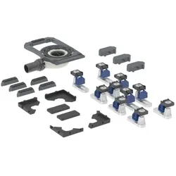Geberit Duofix Duschwannenablauf 551558001 mit 10 Füßen, Sperrwasserhöhe 30mm