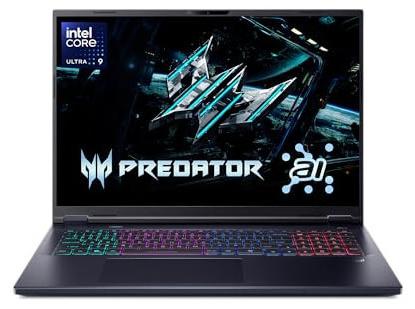 Acer Predator Helios Neo 18 AI PHN18-72-99D9 Notebook 18" WQXGA 250Hz Mini LED Intel Core Ultra 9 275HX RAM 64GB SSD 4TB Nvidia GeForce RTX 5070 Windows 11 Home