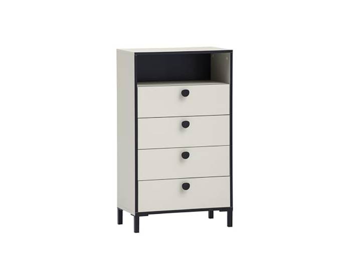 Schildmeyer Edda 159374 Commode\, Beige Crème\, 60\,2 x 33 x 103\,4 cm